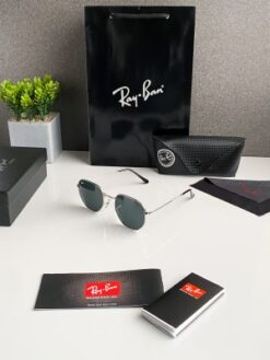 Rayban hexa silver black 3548