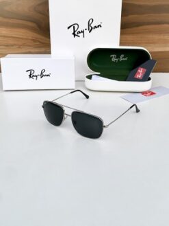 Rayban silver black 3672